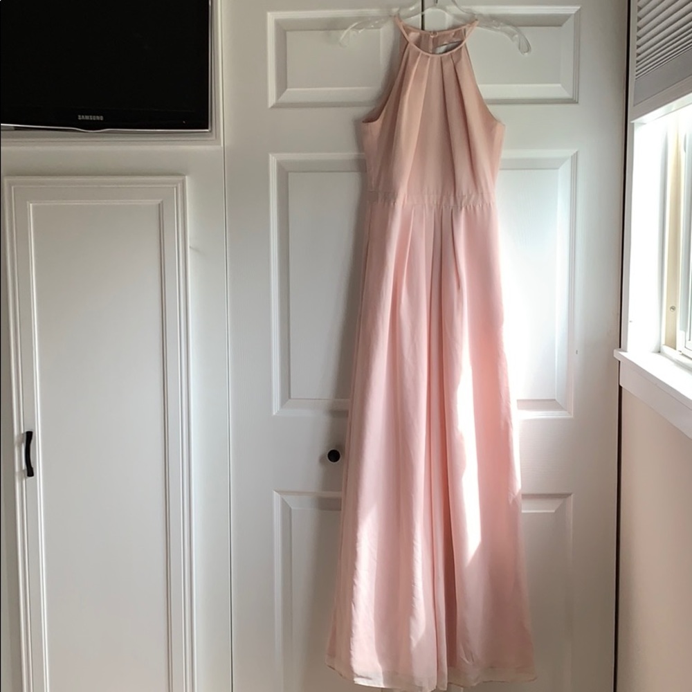 Pink Halter Gown